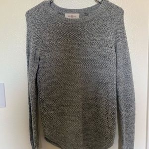 Grey knit sweater